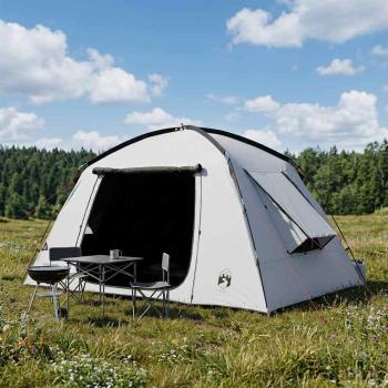 ARDEBO.de - Hütten-Zelt mit Dach Weiß Blackout 300 x 210 x 156 cm Polyester