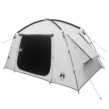 Hütten-Zelt mit Dach Weiß Blackout 300 x 210 x 156 cm Polyester