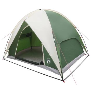 Campingzelt mit Regenhaube wasserdicht 3 Personen Grün