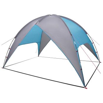 Campingzelt mit Regenhaube wasserdicht 3 Personen Blau