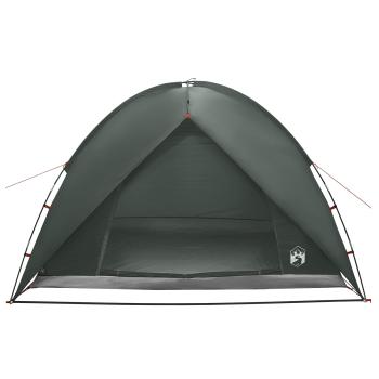 Campingzelt mit Regenhaube wasserdicht Kuppel Olivegrün