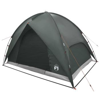 Campingzelt mit Regenhaube wasserdicht Kuppel Olivegrün