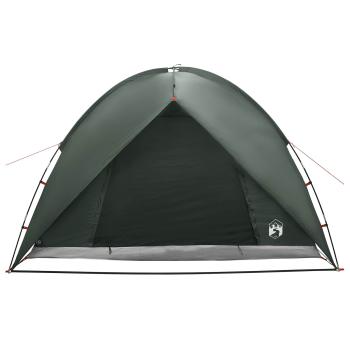Campingzelt mit Regenhaube wasserdicht Kuppel Olivegrün