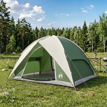 ARDEBO.de - Campingzelt mit Regenhaube wasserdicht 4 Personen Grün