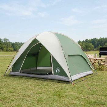 Campingzelt mit Regenhaube wasserdicht 5 Personen Grün