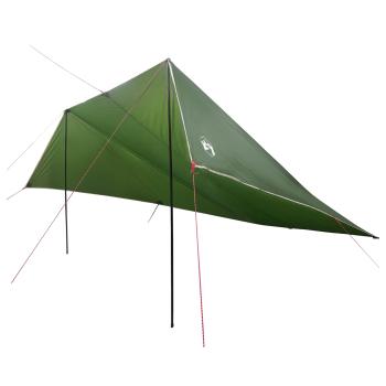 Fahrzeugmarkise Grün 500 x 515 x 215 cm Polyester und Stahl