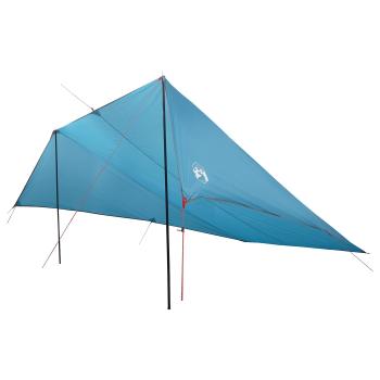 Fahrzeugmarkise Blau 500 x 515 x 215 cm Polyester und Stahl