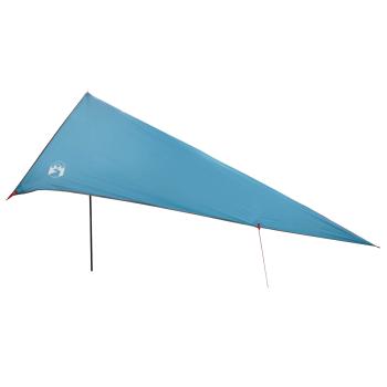 Fahrzeugmarkise Blau 500 x 515 x 215 cm Polyester und Stahl