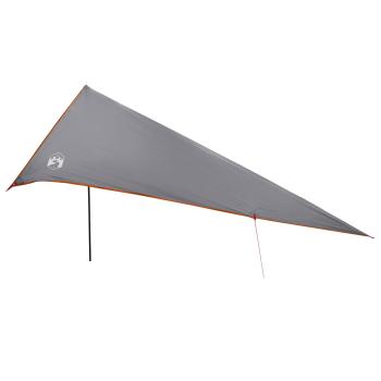 Fahrzeugmarkise Grau und Orange 500 x 515 x 215 cm