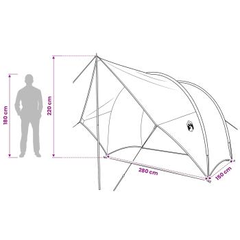 Heck-Awnings wasserfest Blau 405 x 280 x 220 cm
