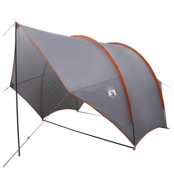 Heck-Awnings wasserfest Grau und Orange 405 x 280 x 220 cm
