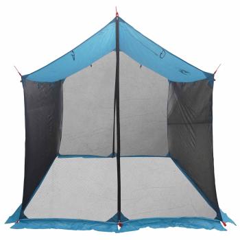 Camping-Tarp mit Netzwänden Blau 270 x 210 x 210 cm