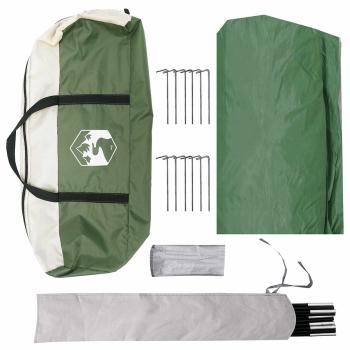 Camping Tarp Wasserfest Grün 690 x 580 x 255 cm