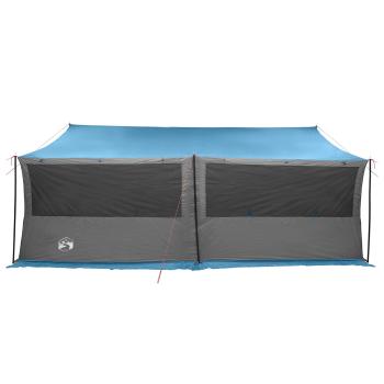 Familienzelt Blau 600 x 400 x 268 cm Polyester und Stahl