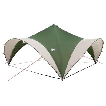 Party-Zelt Grün 500 x 500 x 352 cm Polyester und Stahl