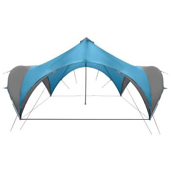 Party-Zelt Blau 500 x 500 x 352 cm Polyester und Stahl