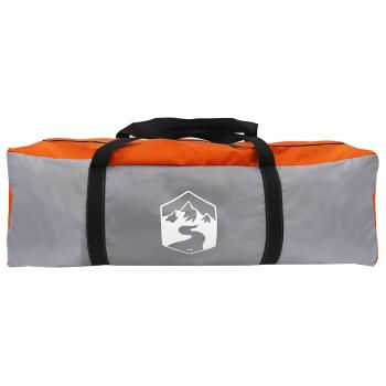 Party-Zelt Grau und Orange 500 x 500 x 352 cm