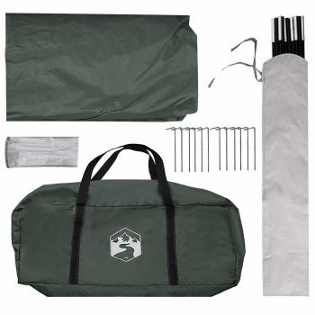 Party-Zelt Armeegrün 500 x 500 x 352 cm Polyester und Stahl