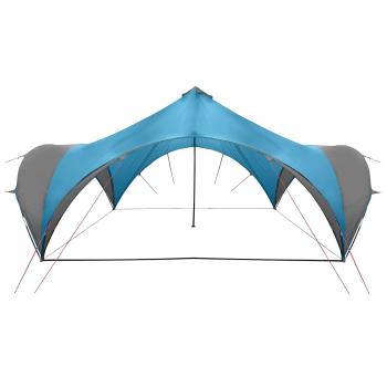Party-Zelt Blau 600 x 600 x 400 cm Polyester und Stahl