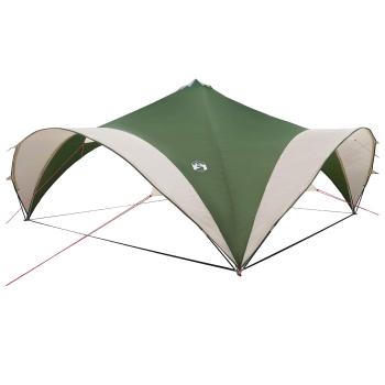 Party-Zelt Grün 400 x 400 x 322 cm Polyester und Stahl