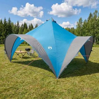 ARDEBO.de - Party-Zelt Blau 400 x 400 x 322 cm Polyester und Stahl