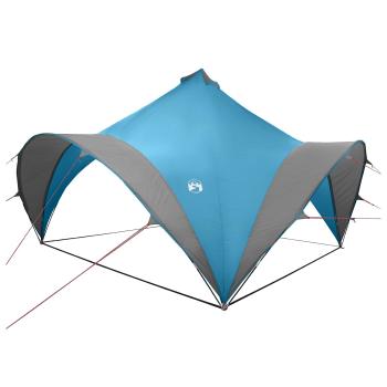 Party-Zelt Blau 400 x 400 x 322 cm Polyester und Stahl
