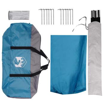 Party-Zelt Blau 400 x 400 x 322 cm Polyester und Stahl