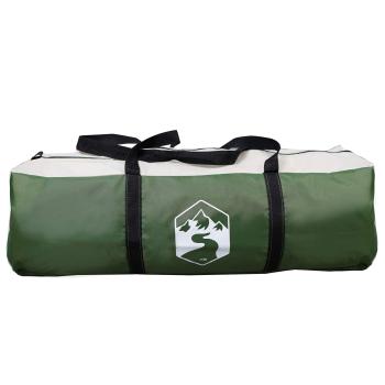 Tipi Zelt mit Dach Grün 18-Personen Polyester und Stahl