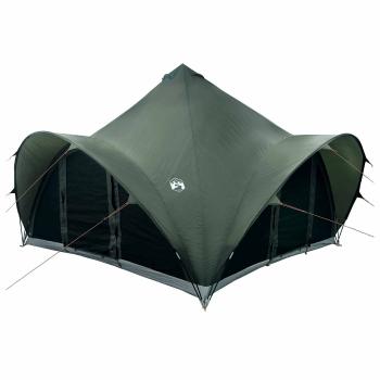 Tipi Zelt 6,0 Personen Armeegrün Polyester und Stahl