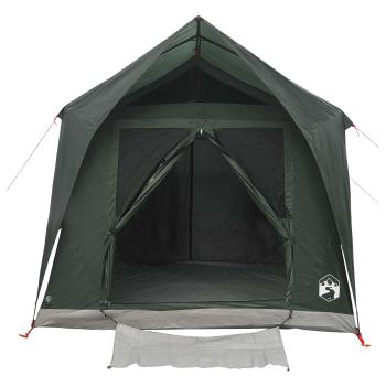 Tunnelzelt 8 Personen Armeegrün Polyester und Stahl