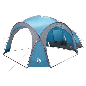Seitenzelt Blau 643 x 408 x 260 cm Polyester und Stahl