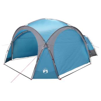 Seitenzelt Blau 643 x 408 x 260 cm Polyester und Stahl
