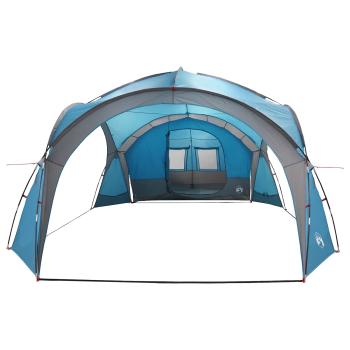 Seitenzelt Blau 643 x 408 x 260 cm Polyester und Stahl