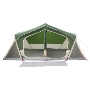 Hütten-Zelt Grün 480 x 273 x 205 cm Polyester und Stahl