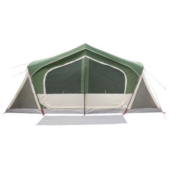 Hütten-Zelt Grün 480 x 273 x 205 cm Polyester und Stahl