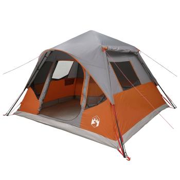 Sofort Zelt Grau und Orange 305 x 275 x 190 cm