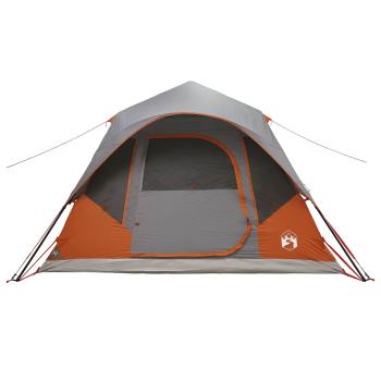 Sofort Zelt Grau und Orange 305 x 275 x 190 cm