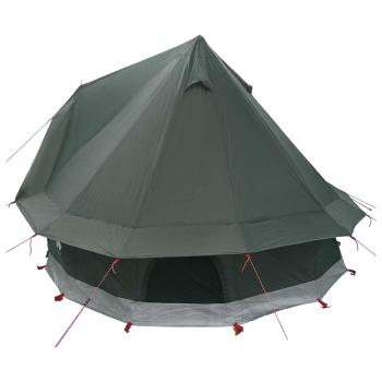 Tipi Zelt 4 Personen Armeegrün Polyester und Stahl