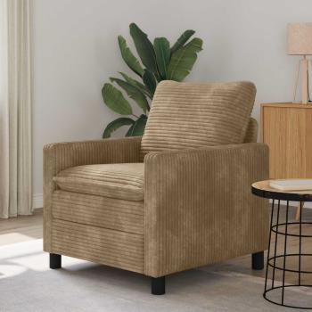 ARDEBO.de - Sofa Taupe 76 x 81 x 87,5 cm Polyester