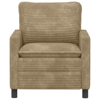 Sofa Taupe 76 x 81 x 87,5 cm Polyester