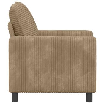 Sofa Taupe 76 x 81 x 87,5 cm Polyester
