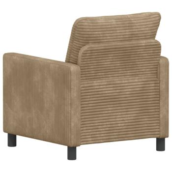 Sofa Taupe 76 x 81 x 87,5 cm Polyester