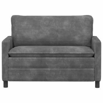 Sofa Hellgrau 126 x 81 x 87,5 cm Polyester