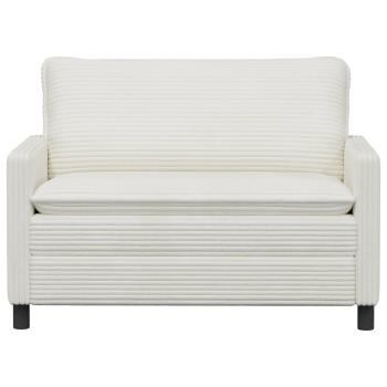 Sofa Creme 126 x 81 x 87,5 cm Polyester