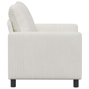 Sofa Creme 126 x 81 x 87,5 cm Polyester
