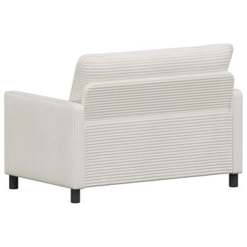 Sofa Creme 126 x 81 x 87,5 cm Polyester