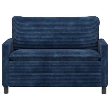 Sofa Marineblau 126 x 81 x 87,5 cm Polyester