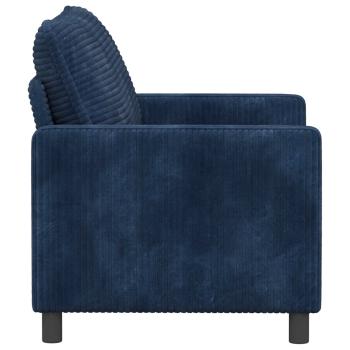 Sofa Marineblau 126 x 81 x 87,5 cm Polyester
