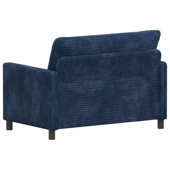 Sofa Marineblau 126 x 81 x 87,5 cm Polyester