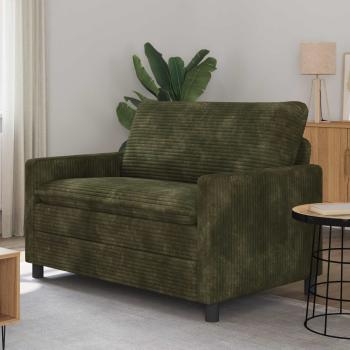 ARDEBO.de - Sofa Grün 126 x 81 x 87,5 cm Polyester